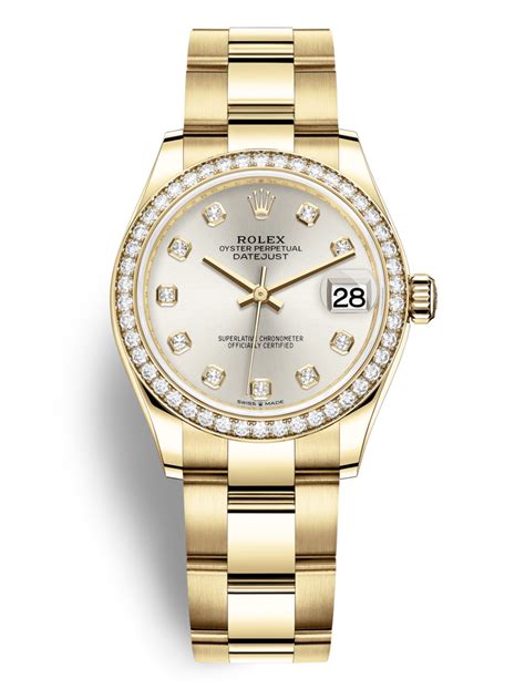 Đồng hồ Rolex Datejust 31: vàng kim 18 ct .